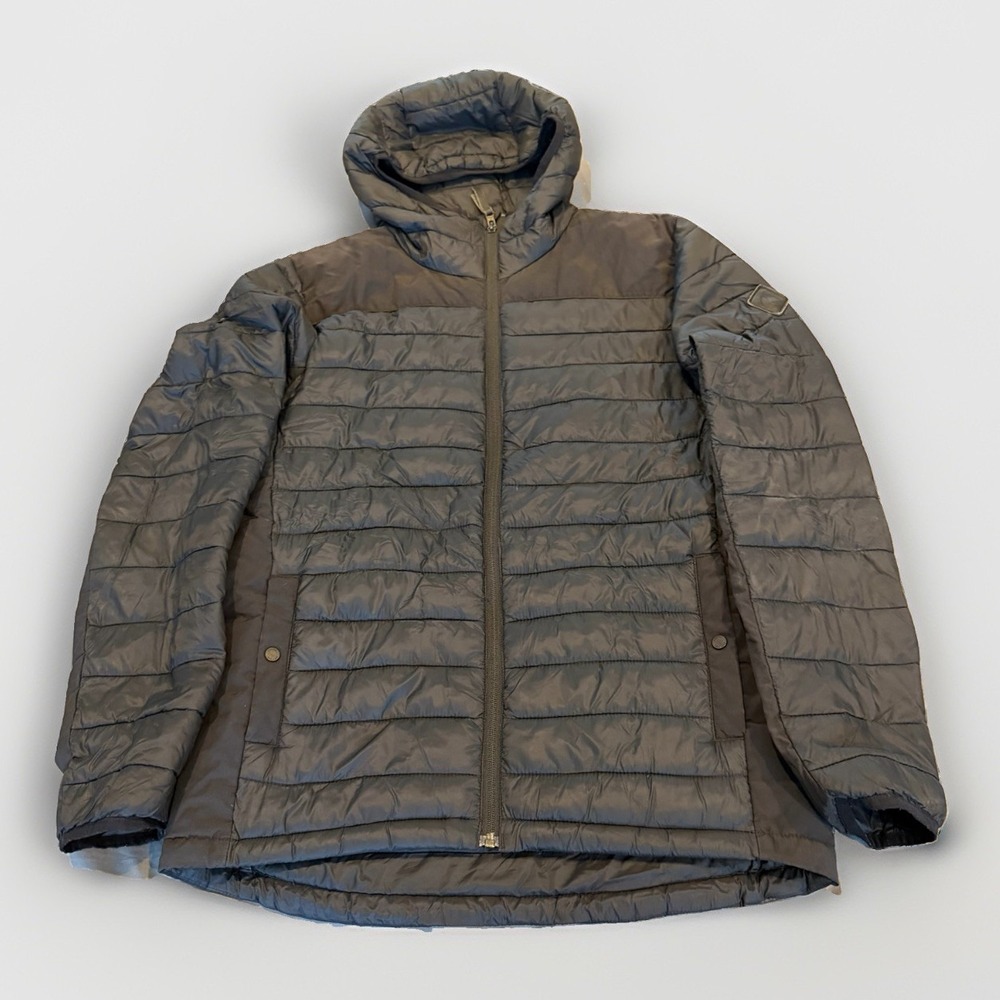 Burton Men's Hooded Down Black Puffer Jacket Size S Living Lining Dhaka